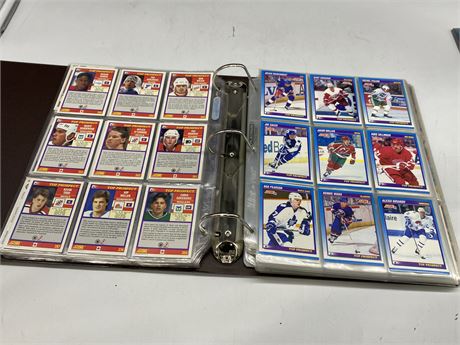 BINDER OF MISC NHL CARDS