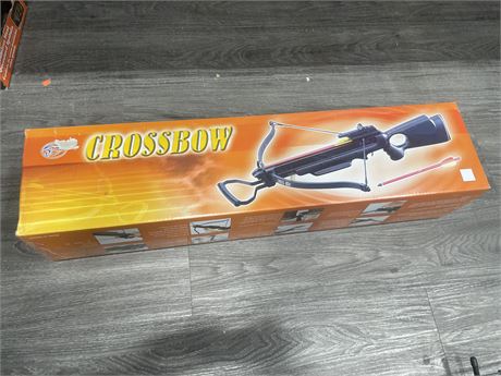 NEW 150IBS CROSSBOW WITH ARROWS & ADJUSTABLE SIGHTS