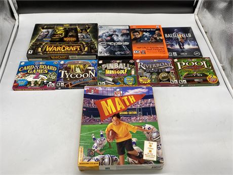 LOT OF MISC PC GAMES - BF3 IS SEALED
