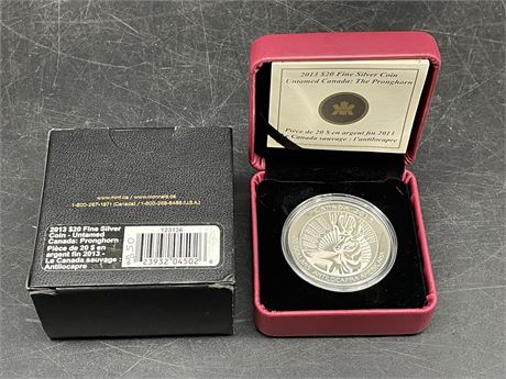 13’ $20 ROYAL CANADIAN MINT FINE SILVER COIN