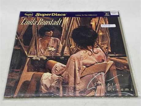 1981 1/2 SPEED AUDIOPHILE MASTER LINDA RONSTADT - SIMPLE DREAMS - EXCELLENT (E)
