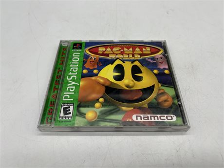 PAC-MAN WORLD - PLAYSTATION W/INSTRUCTIONS - GOOD CONDITION