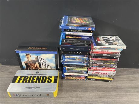 LOT OF BLURAY / DVDS - SOME SEALED
