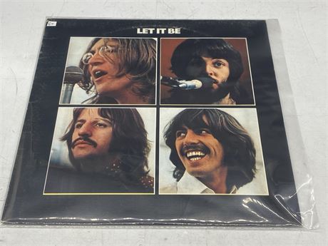 THE BEATLES - LET IT BE - (G) (scratched)