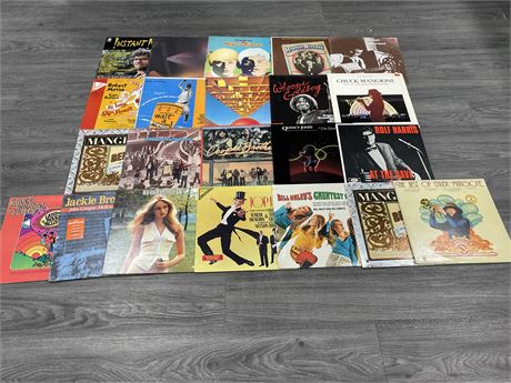LOT OF 22 MISC RECORDS - CONDITION VARIES