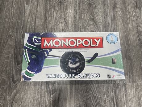 NEW MONOPOLY CANUCKS COLLECTORS EDITION (SEALED)