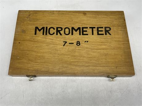 IN CASE 7”-8” MICROMETER