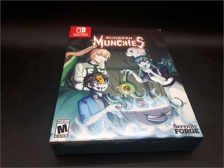 DUNGEON MUNCHIES COLLECTORS EDITION (LIMITED RUN) - MINT CONDITION - SWITCH