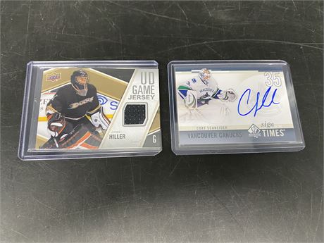 HILLER JERSEY CARD & SCHNEIDER AUTO CARD