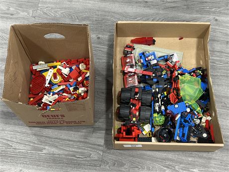 2 BOXES OF LEGO