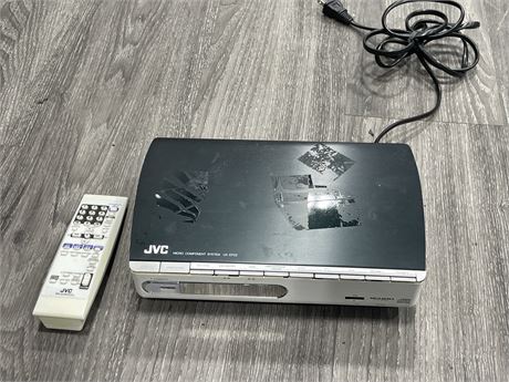 JVC MICRO-COMPONENT MP3/DISC AMPLIFIER SYSTEM W/ REMOTE - CA-UXEP25