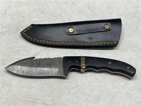 BESKAR STEEL KNIFE W/SHEATH (8.5”)