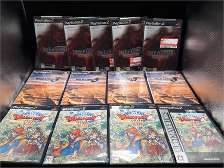 COLLECTION OF JAPANESE PS2 GAMES - VERY GOOD CONDITION