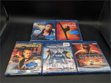SEALED - COLLECTION OF ACTION BLU-RAY MOVIES