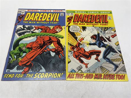 2 DAREDEVIL COMICS - #82-83