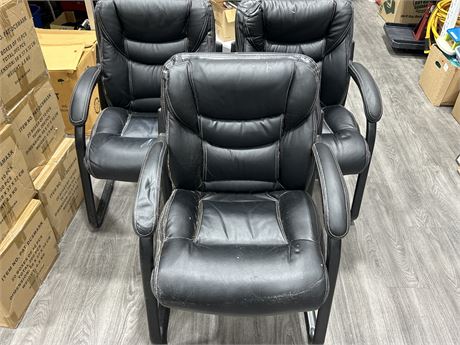 3 OFFICE CHAIRS