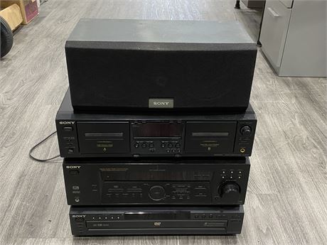 SONY STEREO SYSTEM - WORKING