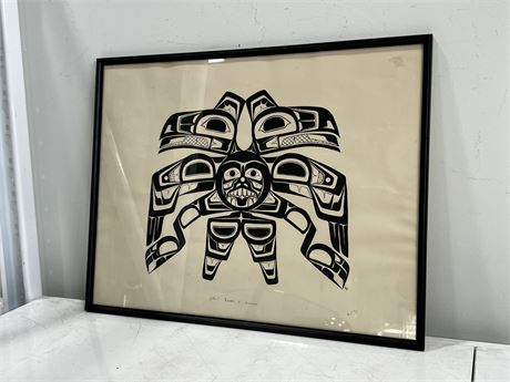 SIGNED / NUMBERED NATIVE PRINT (27”x21”)