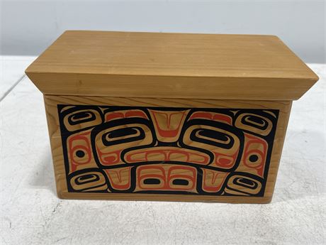 INDIGENOUS CEDAR BOX (9” wide, 5” tall)