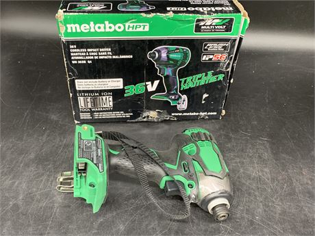 METABO HPT 36V TRIPLE HAMMER IMPACT DRIVER (NO BATTERY INCLUDED)