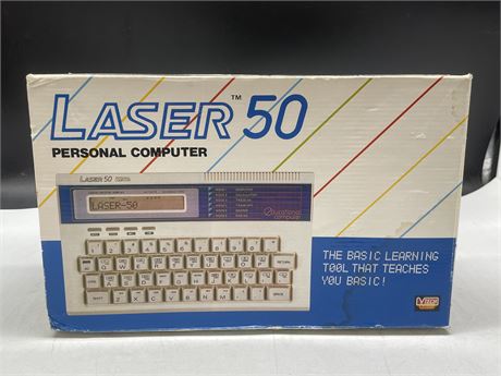 VINTAGE LASER 50 PERSONAL COMPUTER IN BOX