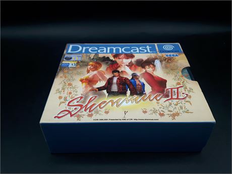 SHENMUE 2 -CIB - MINT CONDITION - JAPANESE DREAMCAST