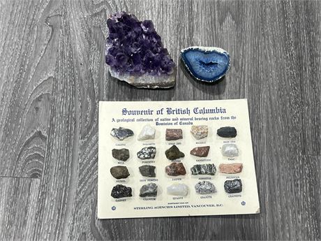 LOT OF COLLECTABLE ROCKS