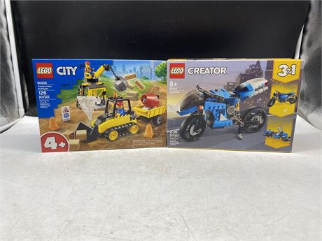 2 SEALED LEGO 31114 & 60252
