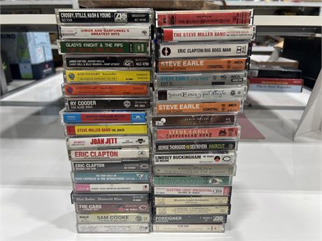 32 ASSORTED CASSETTES