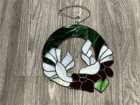 STAINED GLASS WINDOW / WALL HANGING (11”)