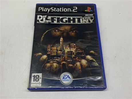 PS2 - DEF JAM FIGHT FOR NEW YORK PAL VERSION