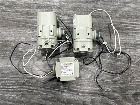 3 GENUINE BELLOFRAM T-1000 ELECTRO-PNEUMATIC TRANSDUCER