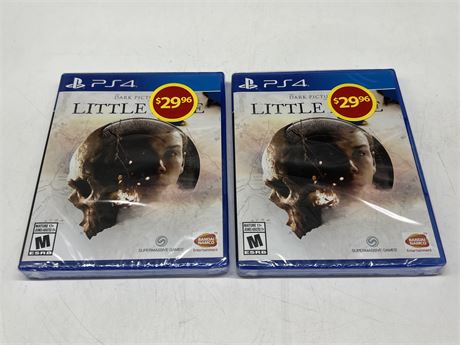 2 SEALED LITTLE HOPE PS4 GAMES