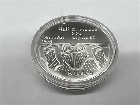 1976 SILVER OLYMPIC $5 COIN