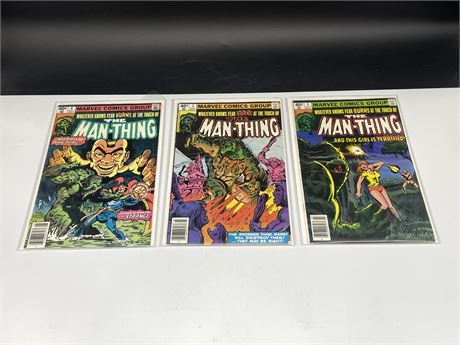 THE MAN-THING #3,4,5