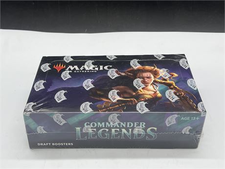 SEALED MAGIC THE GATHERING - COMMANDER LEGENDS - DRAFT BOOSTER BOX