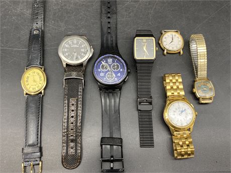 LOT OF MISC WATCHES