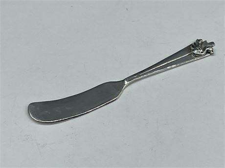 925 VINTAGE STERLING WITH DUCK BUTTER KNIFE
