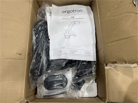 NEW ERGOTRON HX DESK MONITOR ARM W/ HEAVY TILT RETAIL $269.99