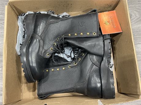 HIGH VALUE NEW VIBERG STEEL TOE WORK BOOTS - SIZE 5