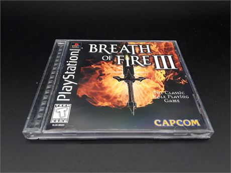 MINT - BREATH OF FIRE 3 - PLAYSTATION ONE