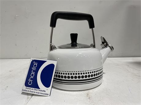 NEW WITH TAGS CHANTAL STOVETOP TEAKETTLE