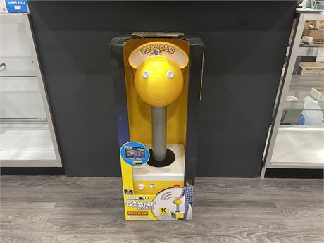 NEW GIANT ARCADE 1UP PAC-MAN JOY STICK 34” TALL (INCLUDES 10 BUILT IN GAMES)