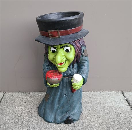 LARGE HALLOWEEN WITCH STATUE CANDY DISH HAT (28"Height)