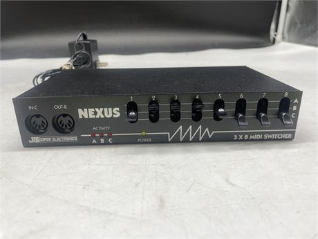 NEXUS 3x8 MIDI SWITCHER