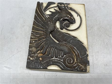 SID DICKENS - T294 “DRAGON” RETIRED TILE 6”x8”
