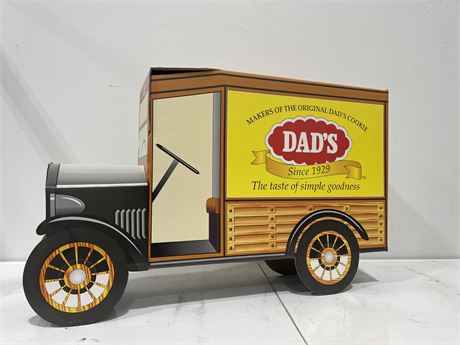 1994 DADS COOKIES CARDBOARD TRUCK AD - 26” LONG