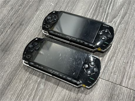2 PSP - NO CORDS (Missing thumbsticks)