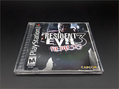 RESIDENT EVIL 3 - EXCELLENT CONDITION - CIB - PLAYSTATION