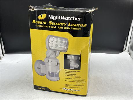 NIGHTWATCHER ROBOTIC SECURITY LIGHTING